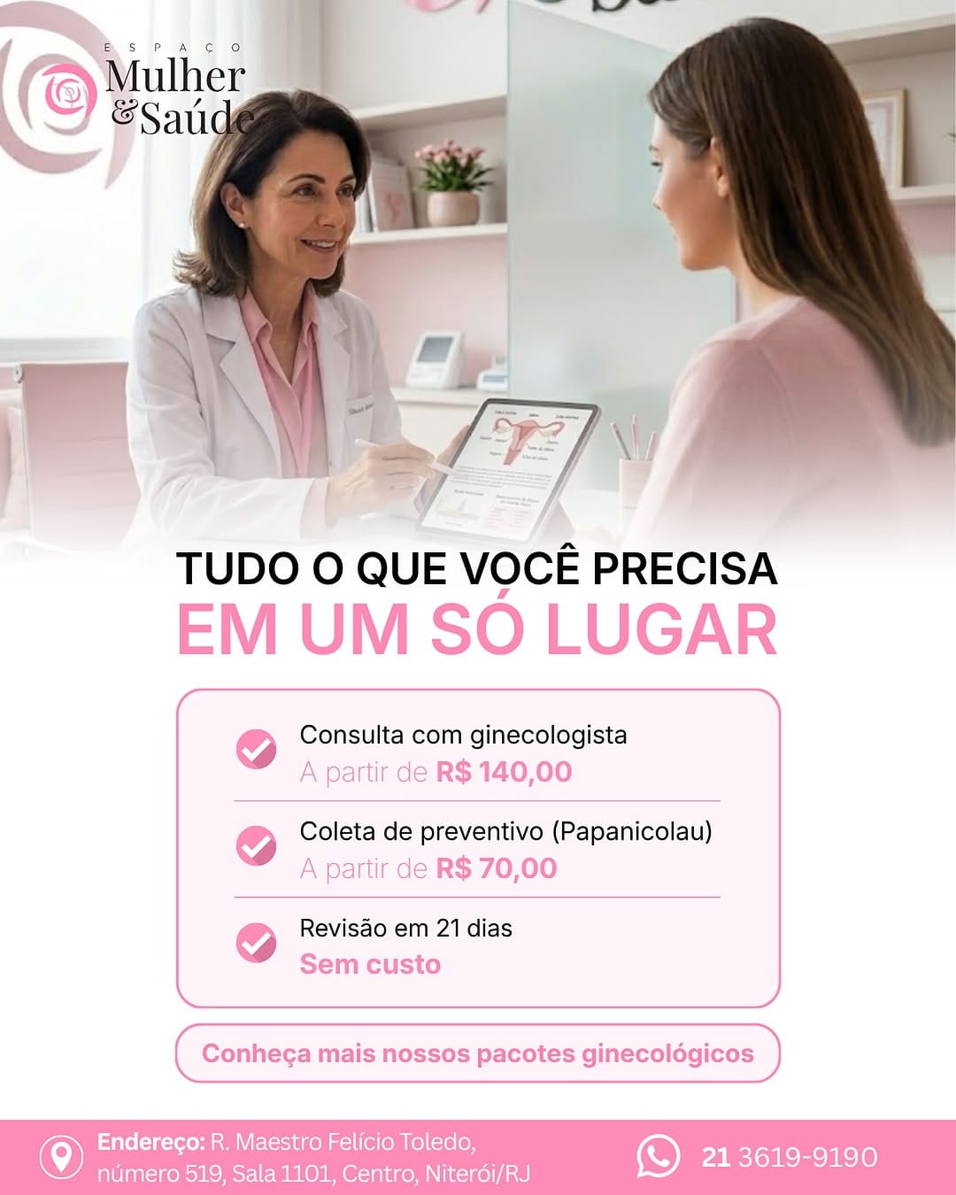 Post 6 by Clínica Espaço Mulher & Saúde on Instagram (image)