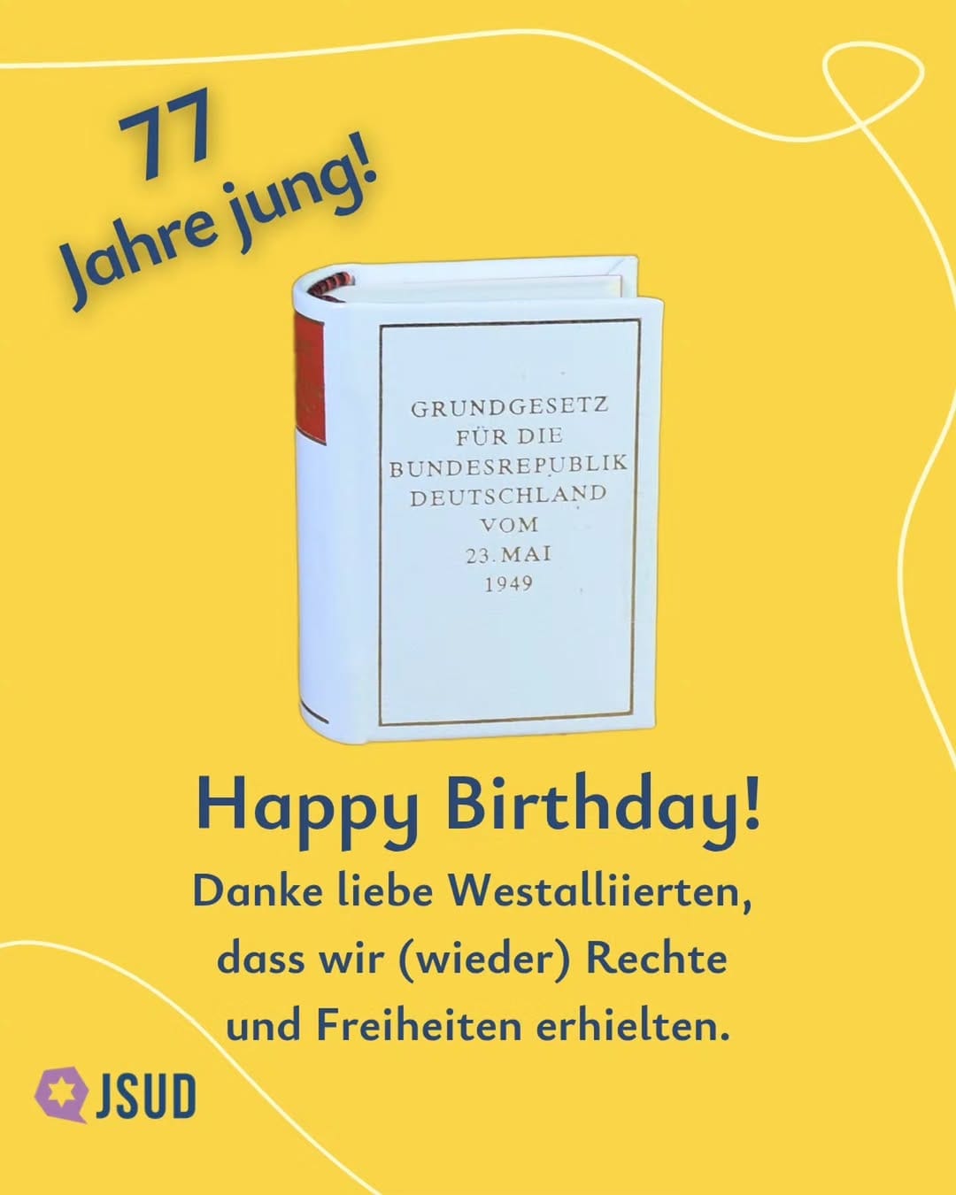 Post 3 by Jüdische Studierendenunion Deutschland on Instagram (image)