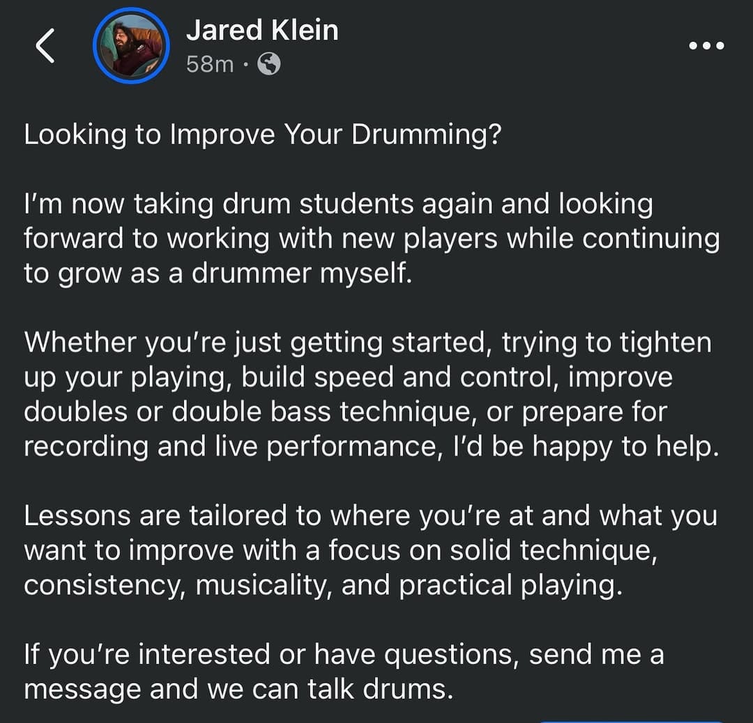 Post 4 by Jared Klein on Instagram (image)