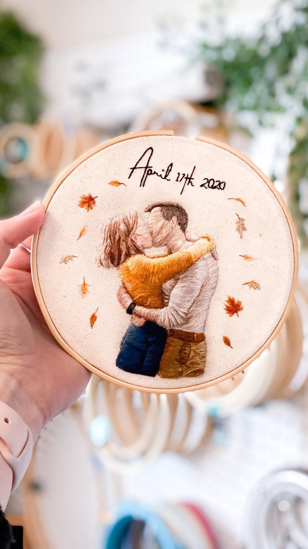 Post 7 by Quinn Bray | Embroidery Artist on Instagram (video)