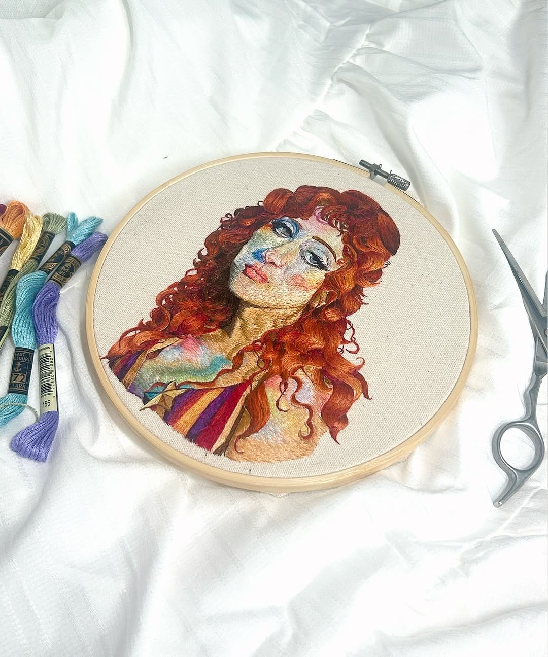 Post 1 by Quinn Bray | Embroidery Artist on Instagram (carousel)