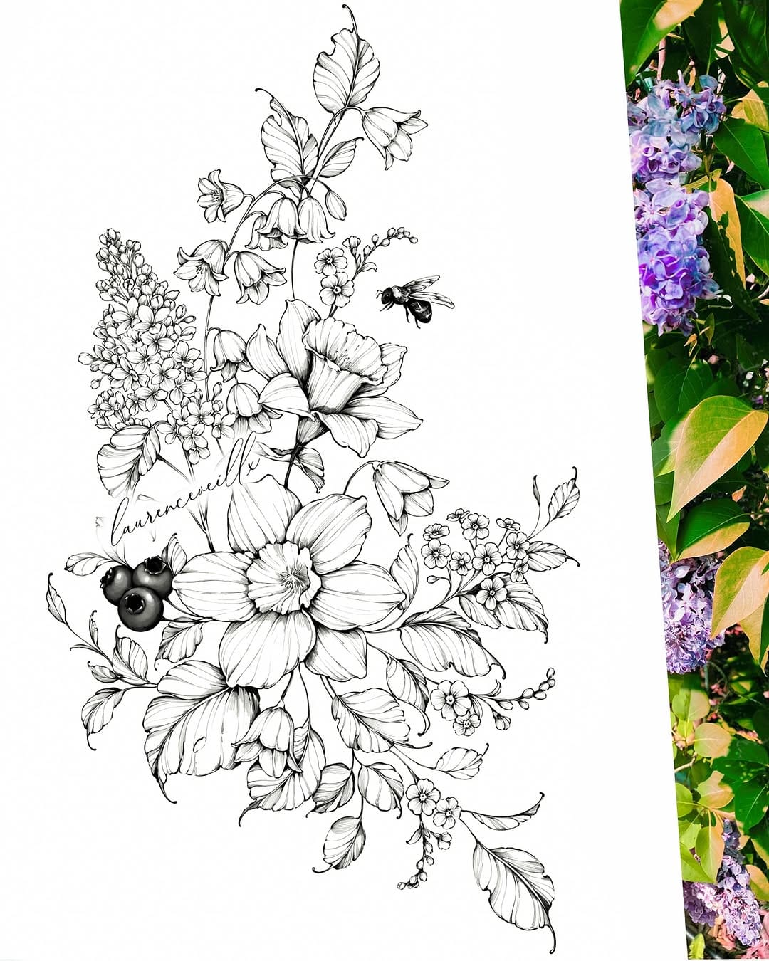 Post 7 by 𝕷𝖆𝖚𝖗𝖊𝖓𝖈𝖊 | tattoo design artist 💫 on Instagram (image)