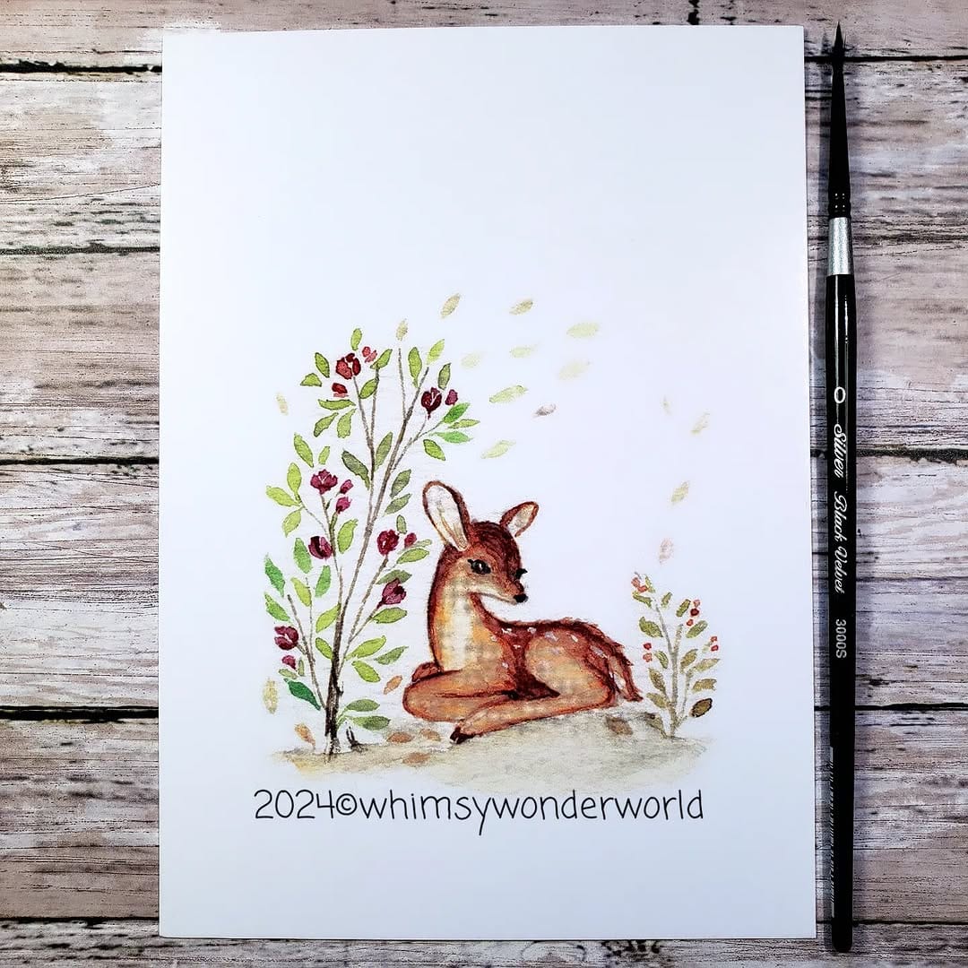 Post 5 by Whimsy Wonder World Art & Paintings | Nisha (Meg) on Instagram (carousel)