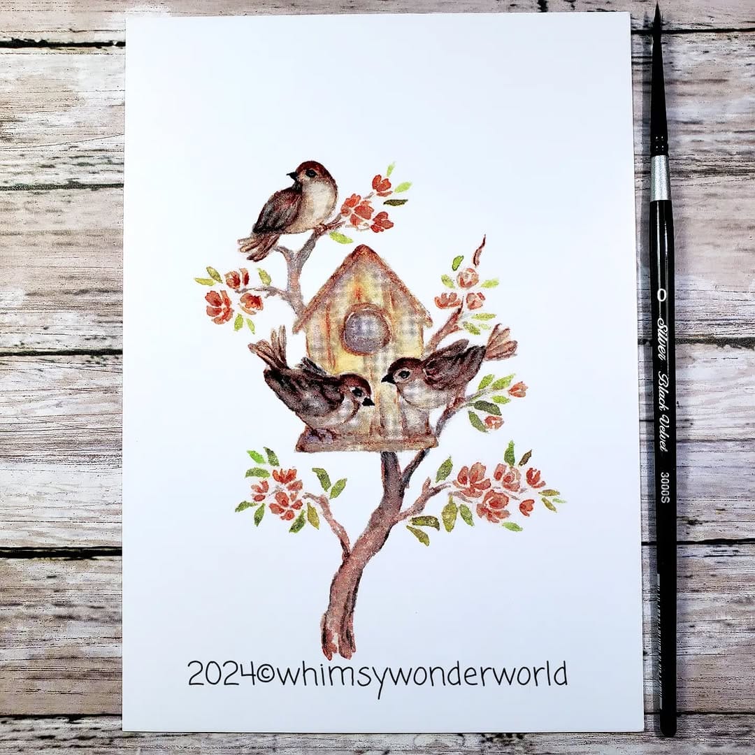 Post 7 by Whimsy Wonder World Art & Paintings | Nisha (Meg) on Instagram (carousel)