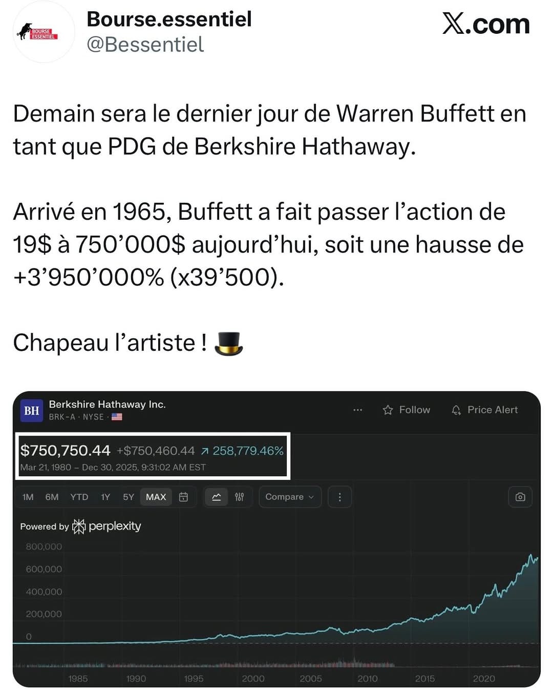 Post 3 by Crypto | Bourse | Economie on Instagram (image)