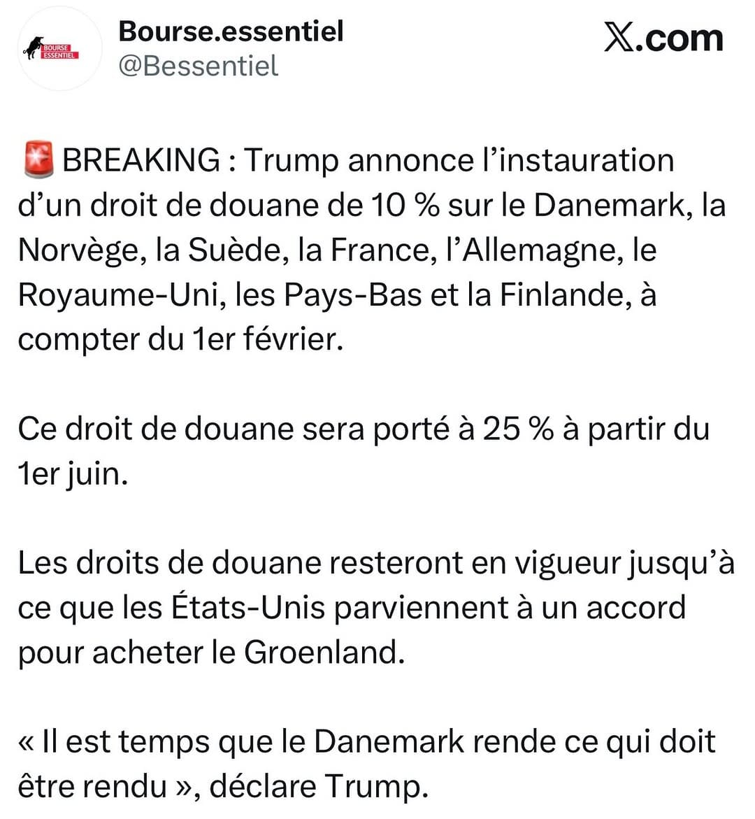 Post 1 by Crypto | Bourse | Economie on Instagram (image)