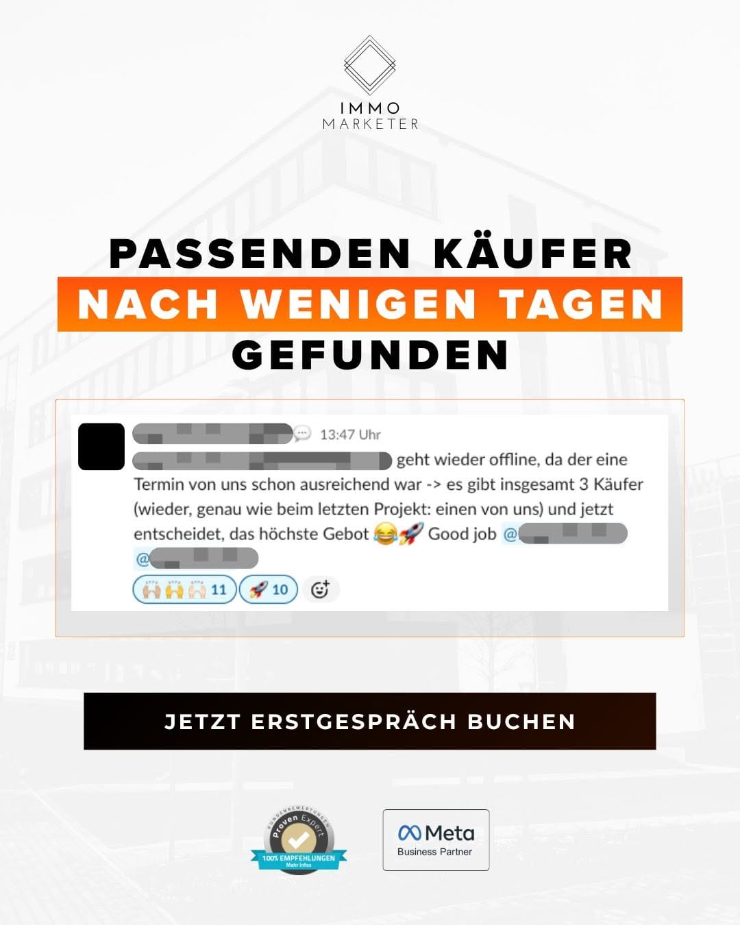 Post 1 by Immo-Marketer on Instagram (image)
