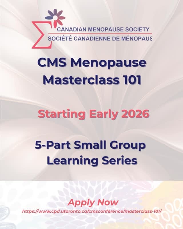 Post 3 by Canadian Menopause Society on Instagram (video)