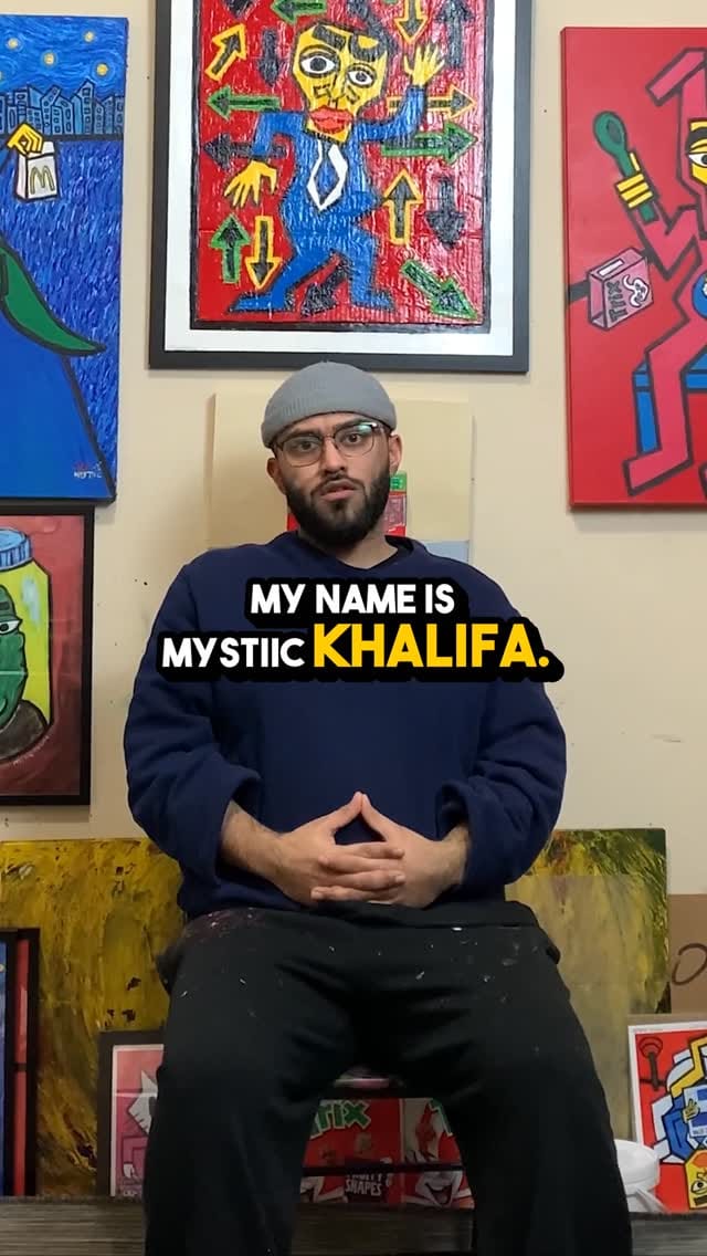 Post 9 by Mystiic Khalifa | Abstract Artist on Instagram (video)