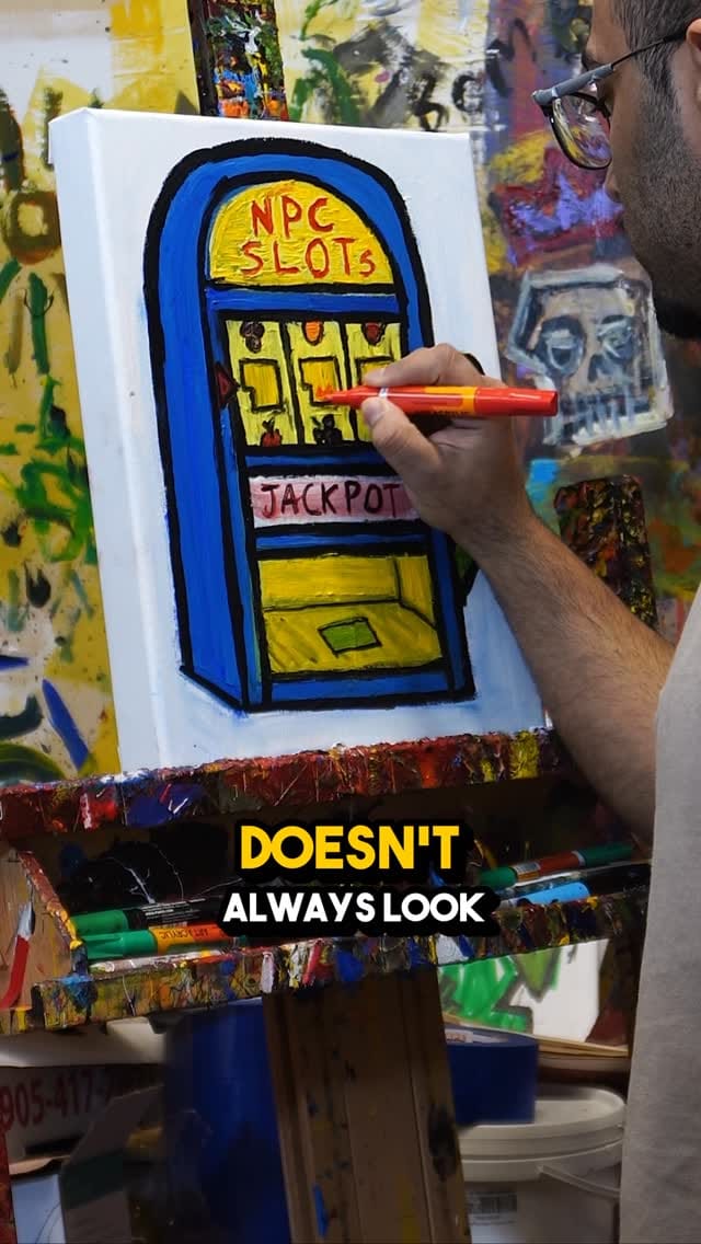 Post 7 by Mystiic Khalifa | Abstract Artist on Instagram (video)