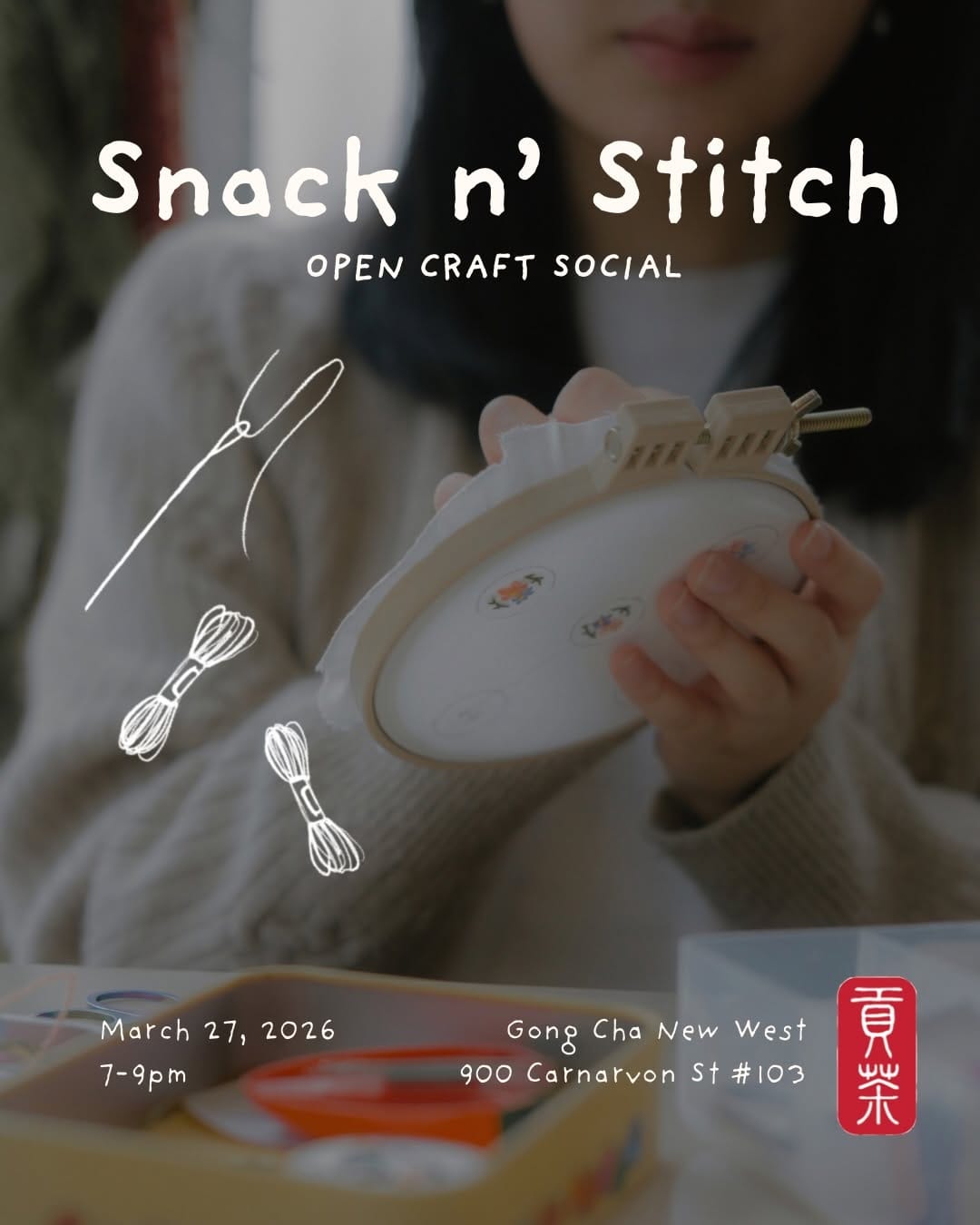 Post 7 by clara | hand embroidery | yvr workshops & events on Instagram (carousel)