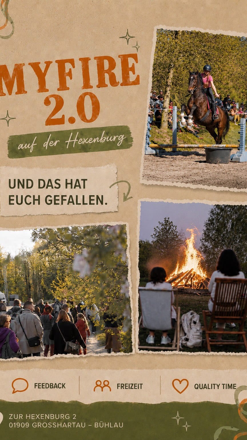 Post 3 by Hexenburg | Ferienwohnungen, Tiny Houses, Events, Reiten on Instagram (video)
