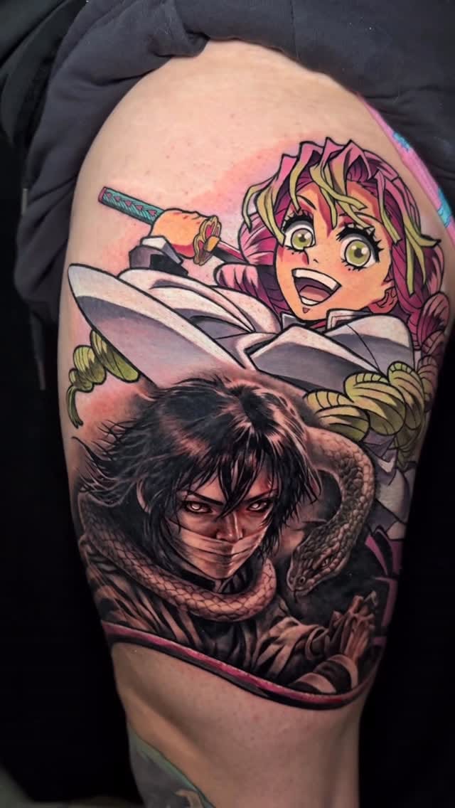 Post 5 by Serena-Caitlind Beaulieu│Anime Tattoo Artist on Instagram (video)