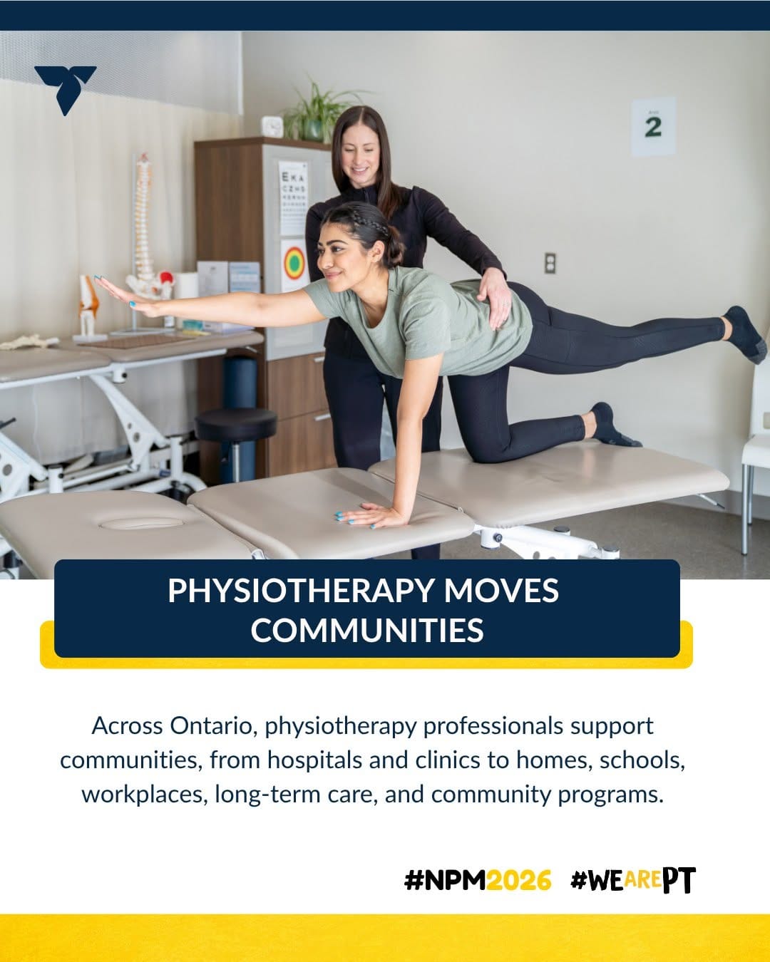 Post 2 by Ontario Physiotherapy Assoc. on Instagram (image)