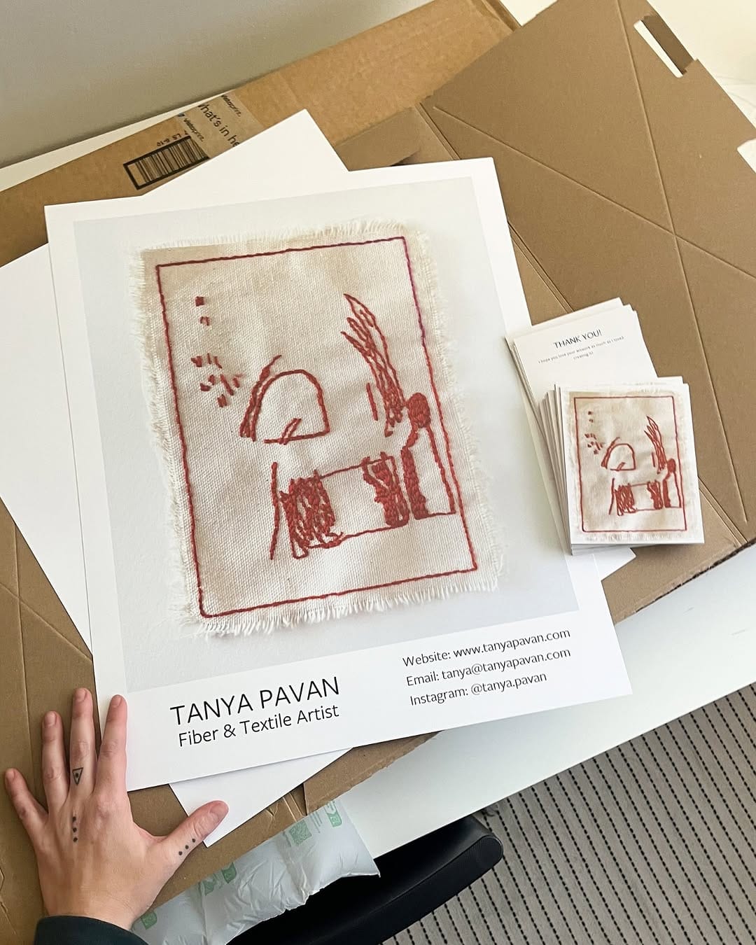 Post 8 by Tanya Pavan - Artist on Instagram (image)