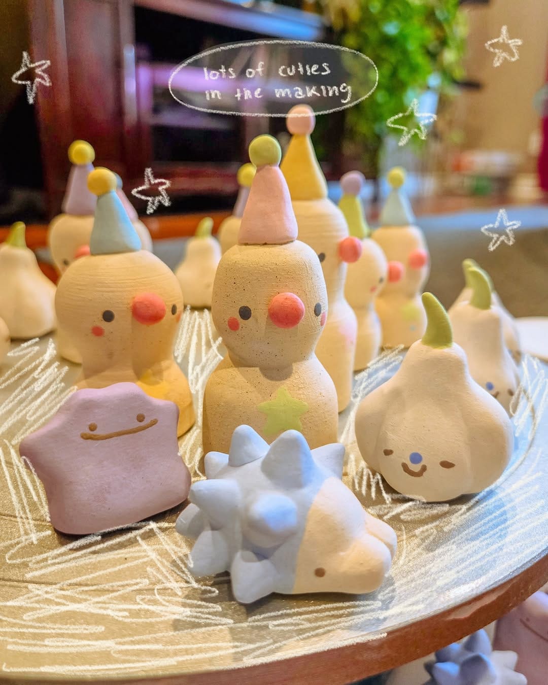 Post 4 by kristina | ceramic and polymer clay artist ✨️🍎🐛🌱 on Instagram (carousel)