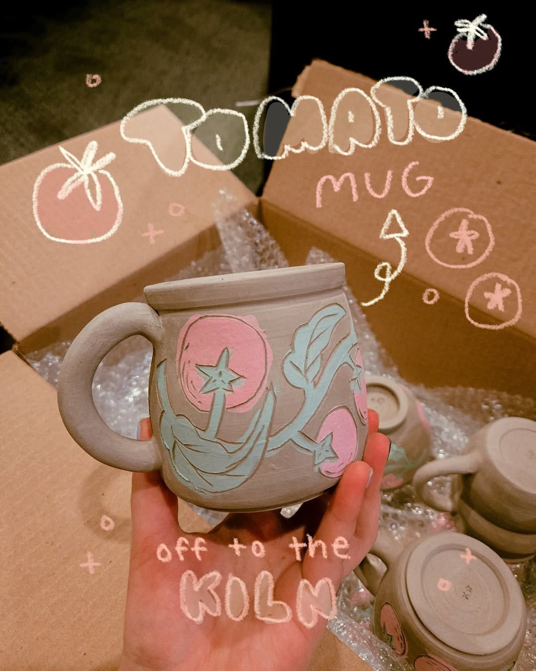 Post 6 by kristina | ceramic and polymer clay artist ✨️🍎🐛🌱 on Instagram (carousel)
