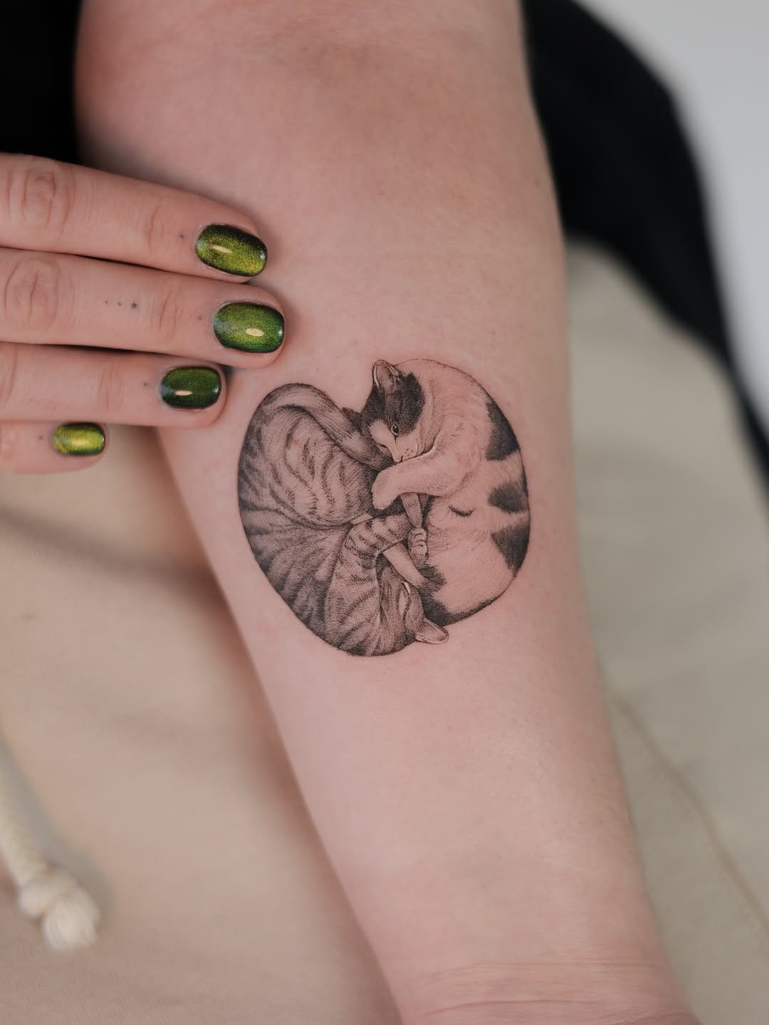 Post 3 by Irene | fineline floral tattoos 💙💛 on Instagram (carousel)