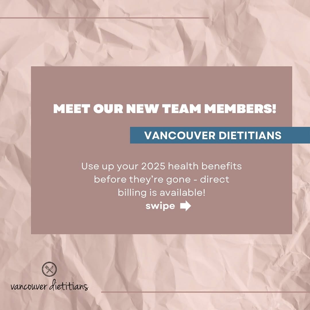 Post 10 by Vancouver Dietitians on Instagram (carousel)