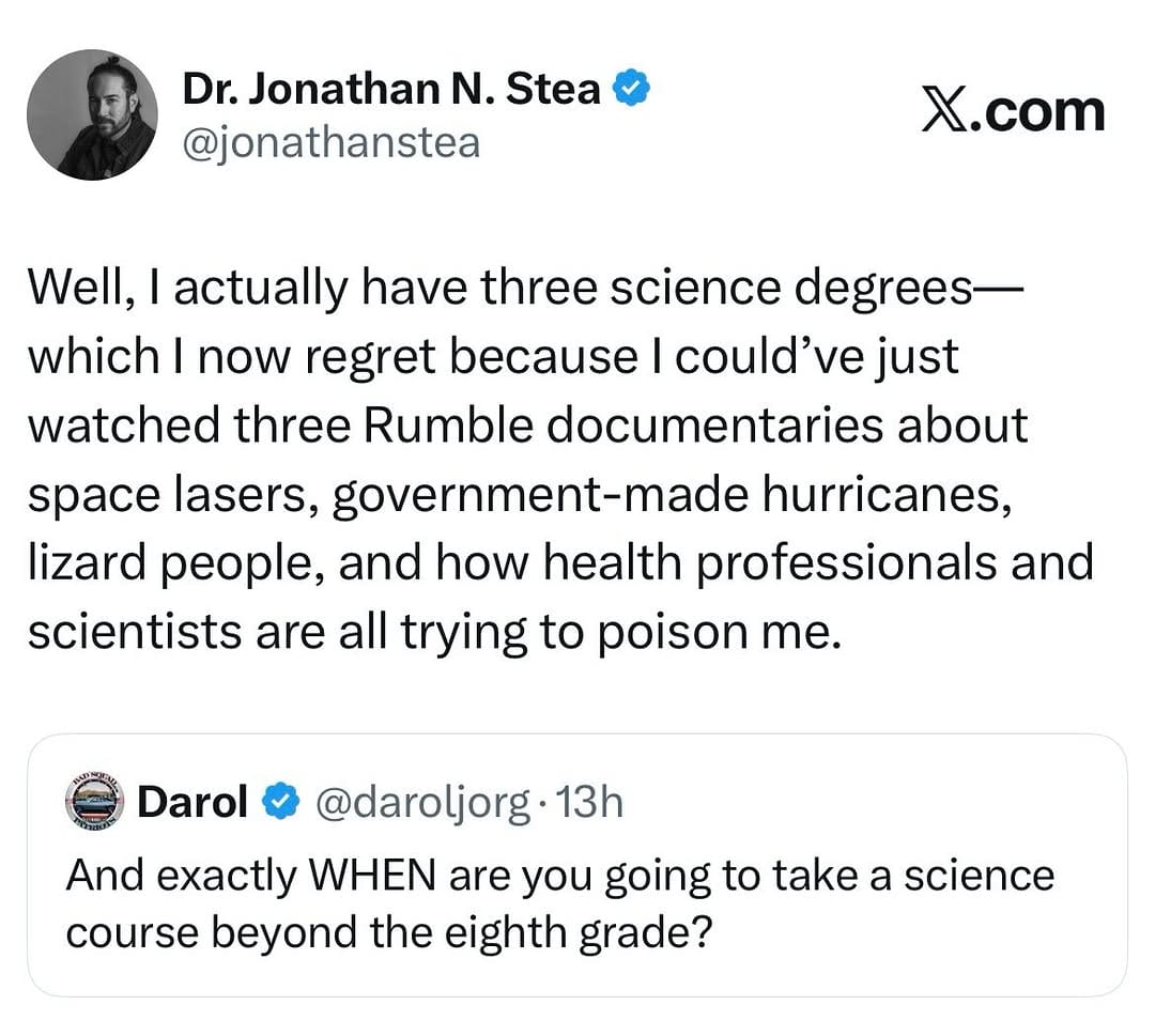 Post 4 by Dr. Jonathan N. Stea on Instagram (image)