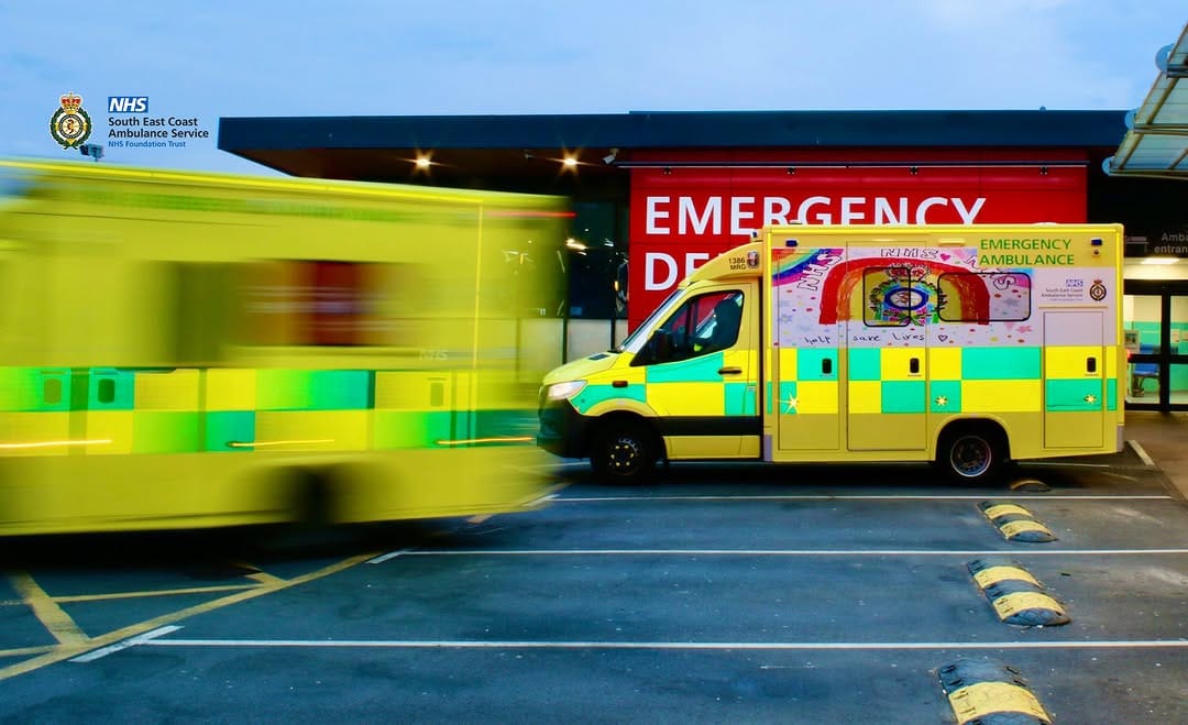 Post 9 by South East Coast Ambulance NHS on Instagram (image)