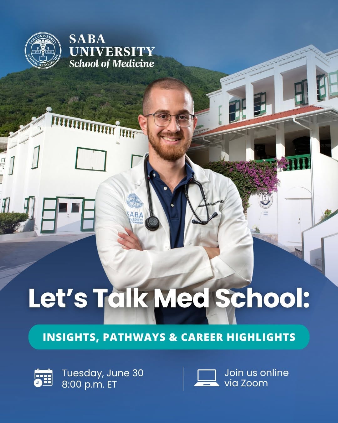 Post 5 by Saba University School of Medicine on Instagram (image)