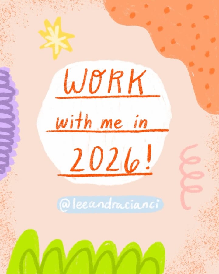 Post 10 by leeandra cianci • illustration on Instagram (carousel)
