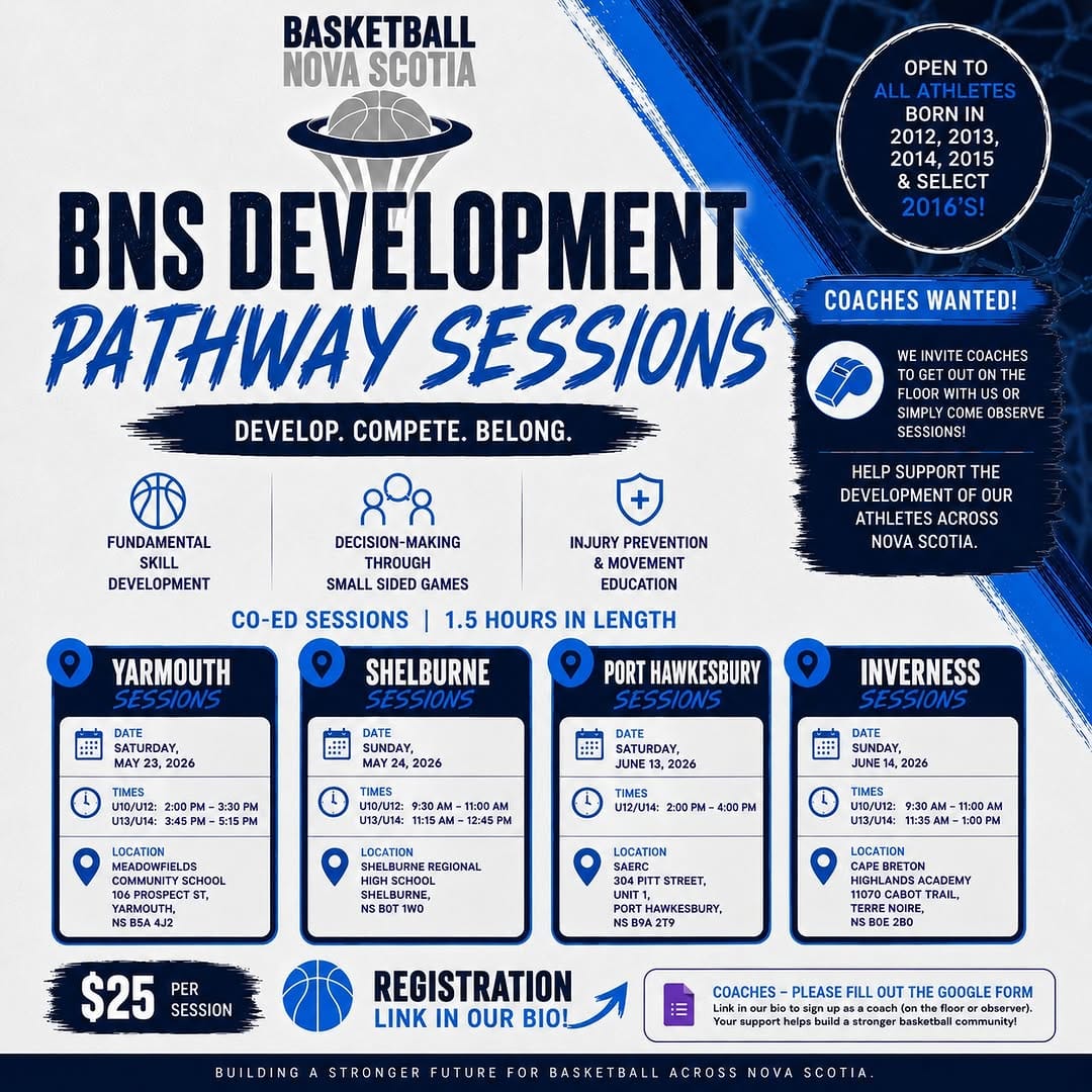 Post 3 by Basketball Nova Scotia on Instagram (image)