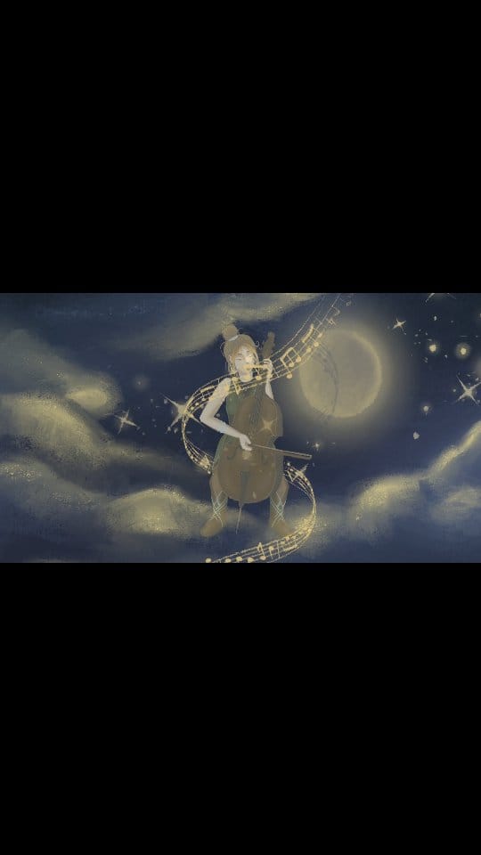 Post 5 by Luna Charlotte Art on Instagram (video)