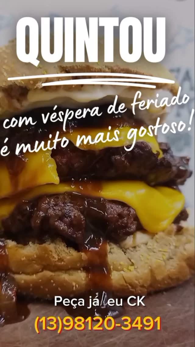 Post 10 by CK BURGUER on Instagram (video)