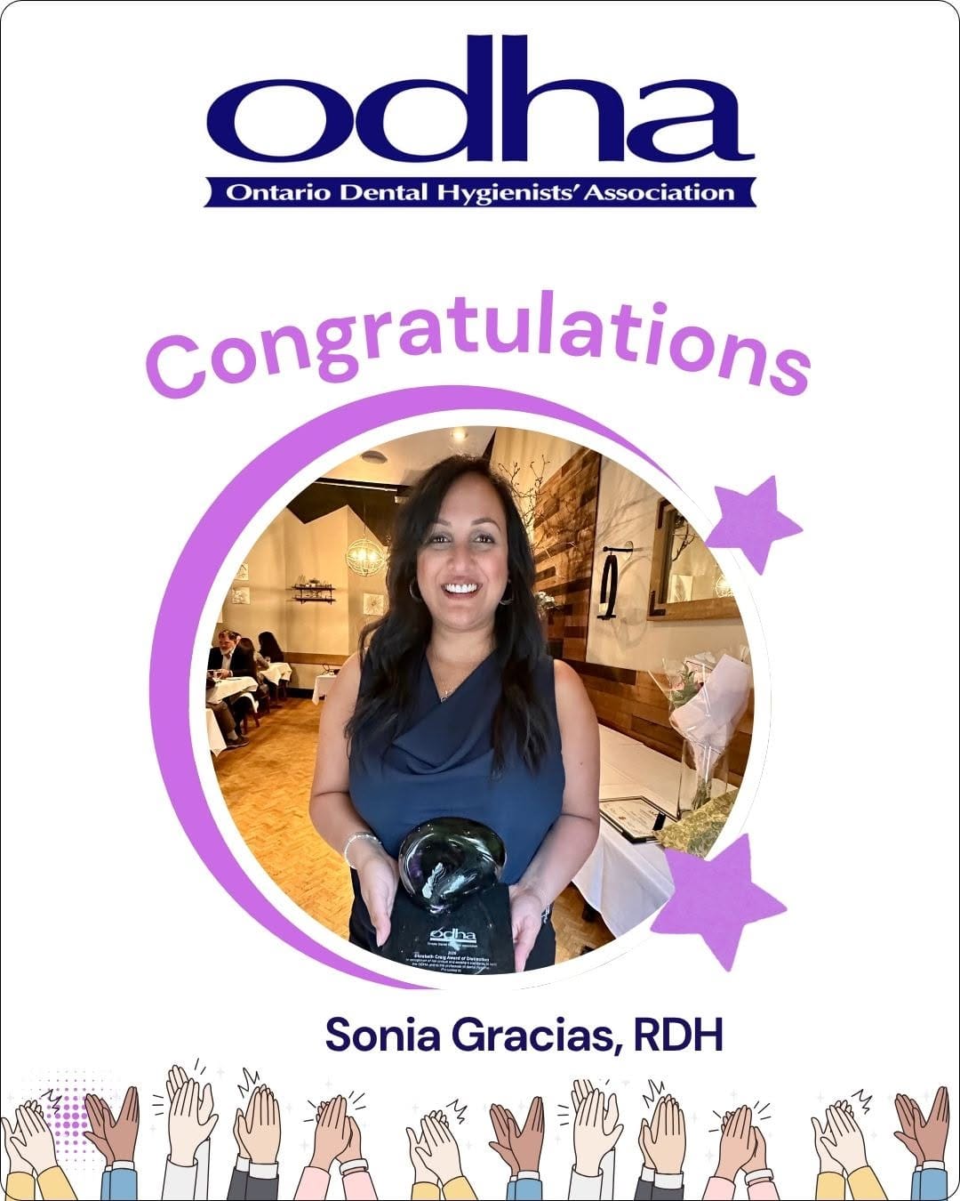 Post 1 by Ontario Dental Hygienists’ Association (ODHA) on Instagram (image)