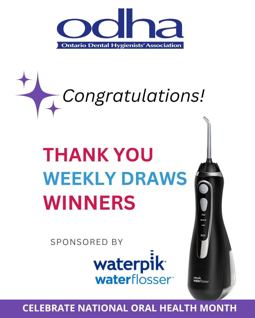 Post 7 by Ontario Dental Hygienists’ Association (ODHA) on Instagram (image)