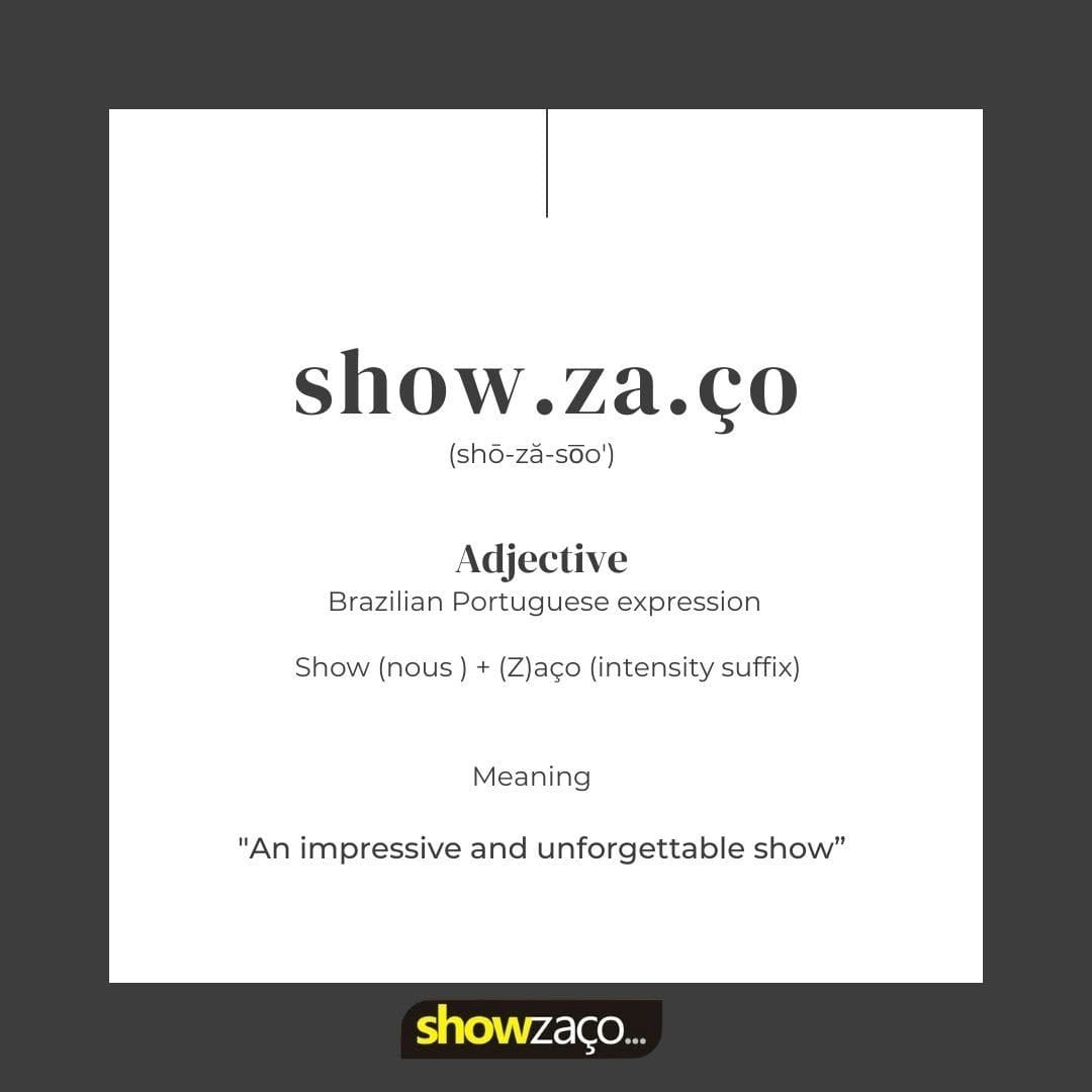 Post 10 by Showzaço Artistic Productions on Instagram (image)