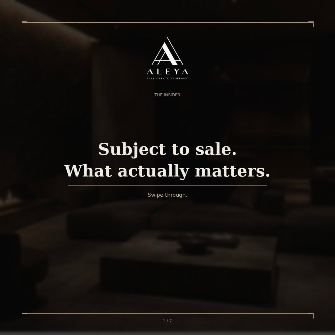 Post 3 by Aleya Bhaloo | Real Estate Redefined on Instagram (carousel)