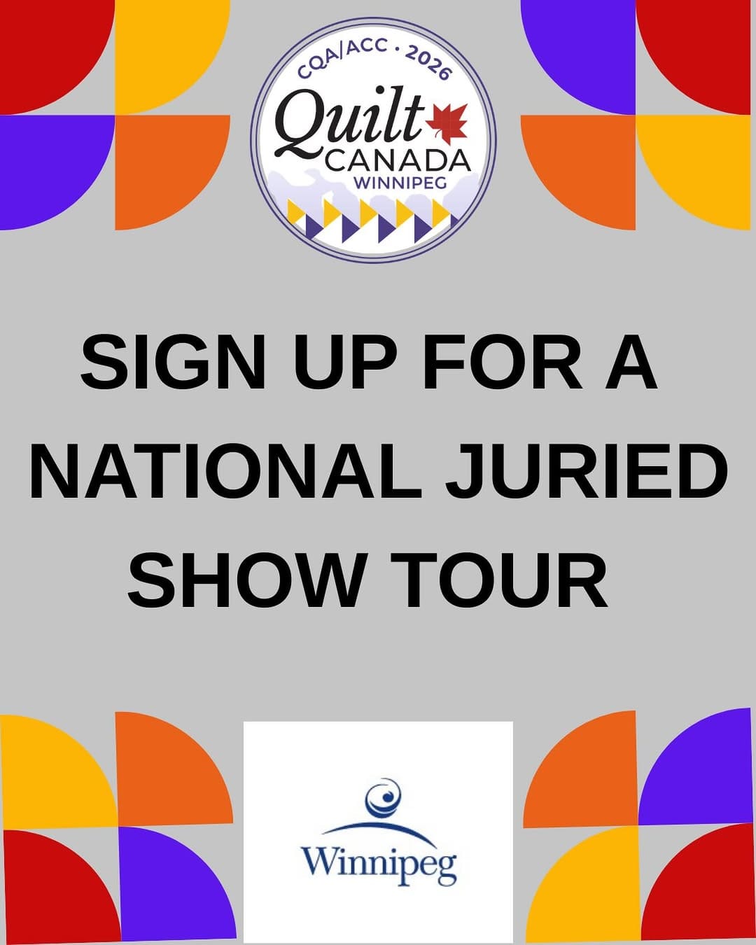 Post 2 by Canadian Quilters' Association on Instagram (image)