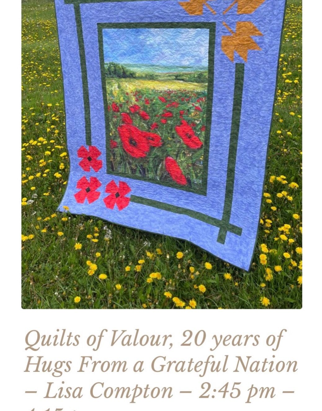 Post 8 by Canadian Quilters' Association on Instagram (image)