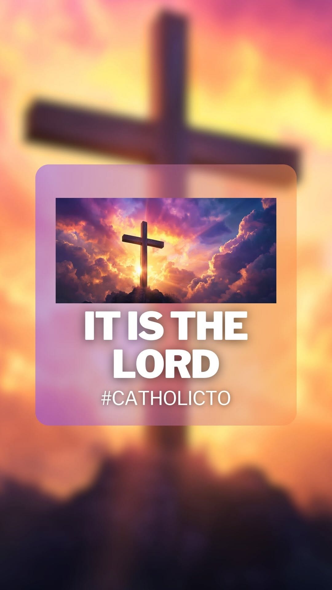 Post 9 by CATHOLIC LATTE | Fr. Eric Mah on Instagram (video)