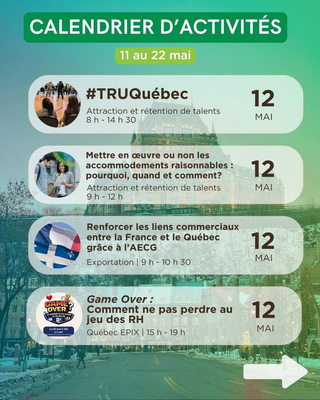 Post 6 by Québec International on Instagram (carousel)