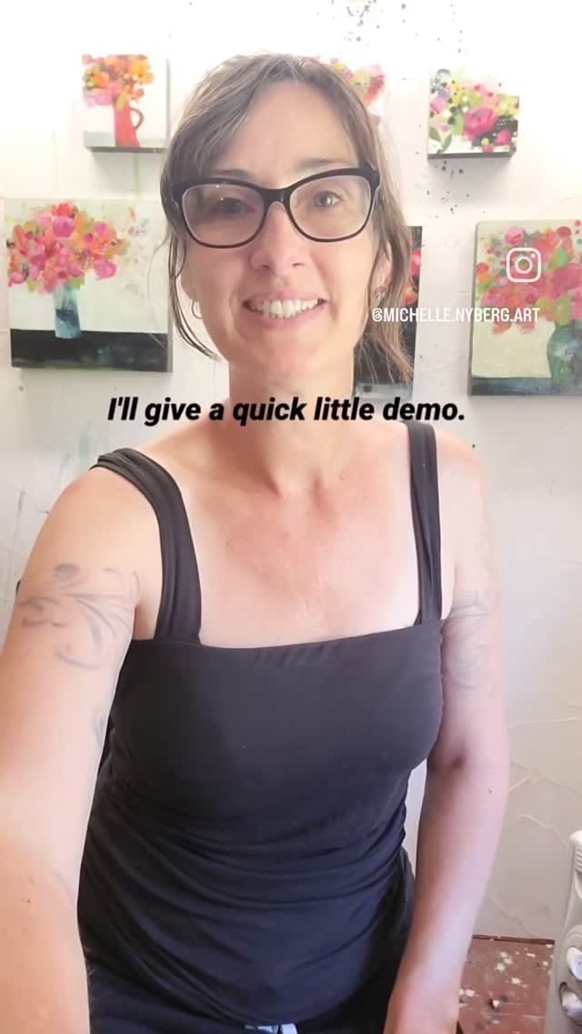 Post 4 by Michelle Nyberg art on Instagram (video)