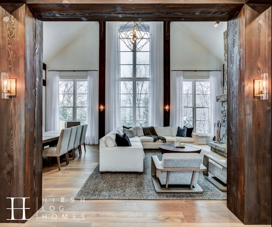 Post 1 by Hirsh Log Homes on Instagram (image)