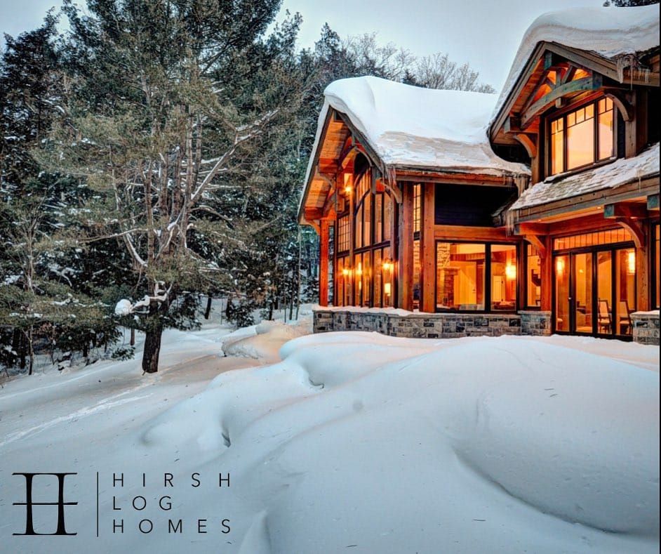 Post 8 by Hirsh Log Homes on Instagram (image)