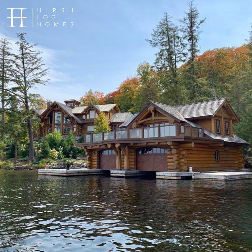 Post 2 by Hirsh Log Homes on Instagram (image)