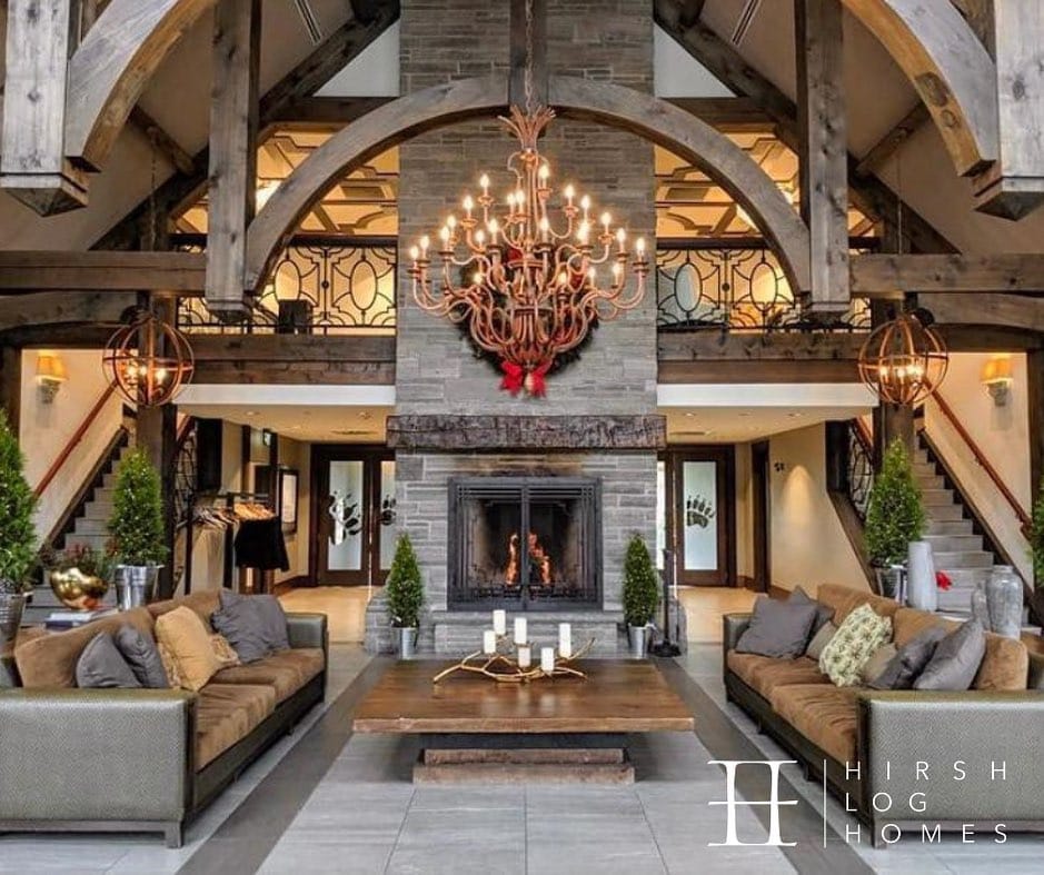 Post 10 by Hirsh Log Homes on Instagram (image)