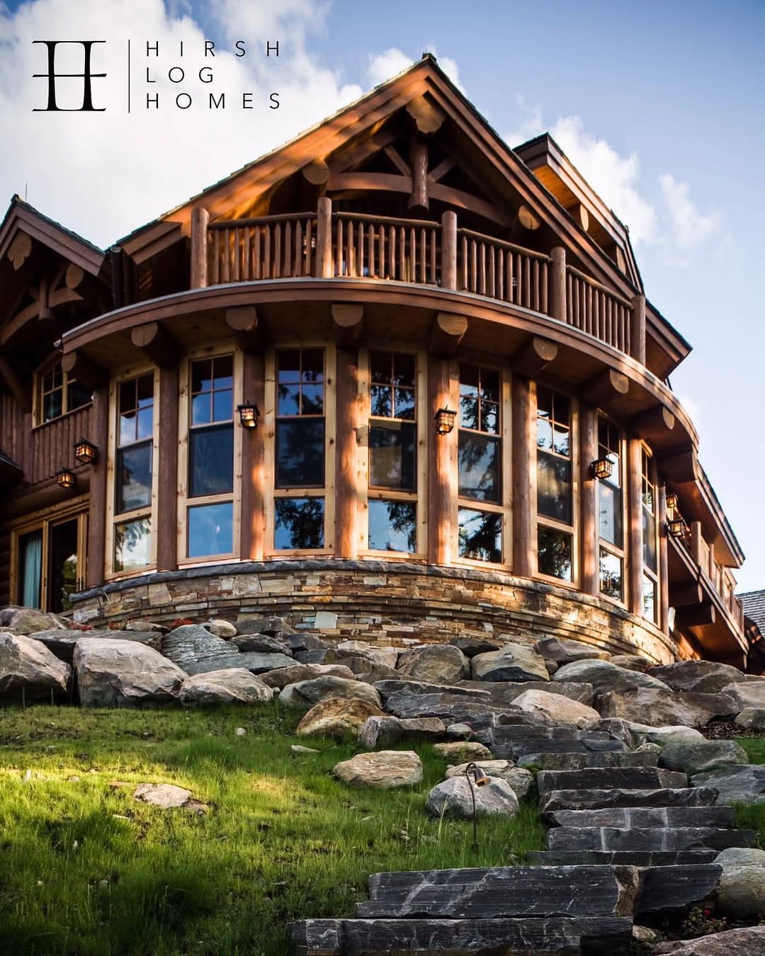Post 6 by Hirsh Log Homes on Instagram (carousel)
