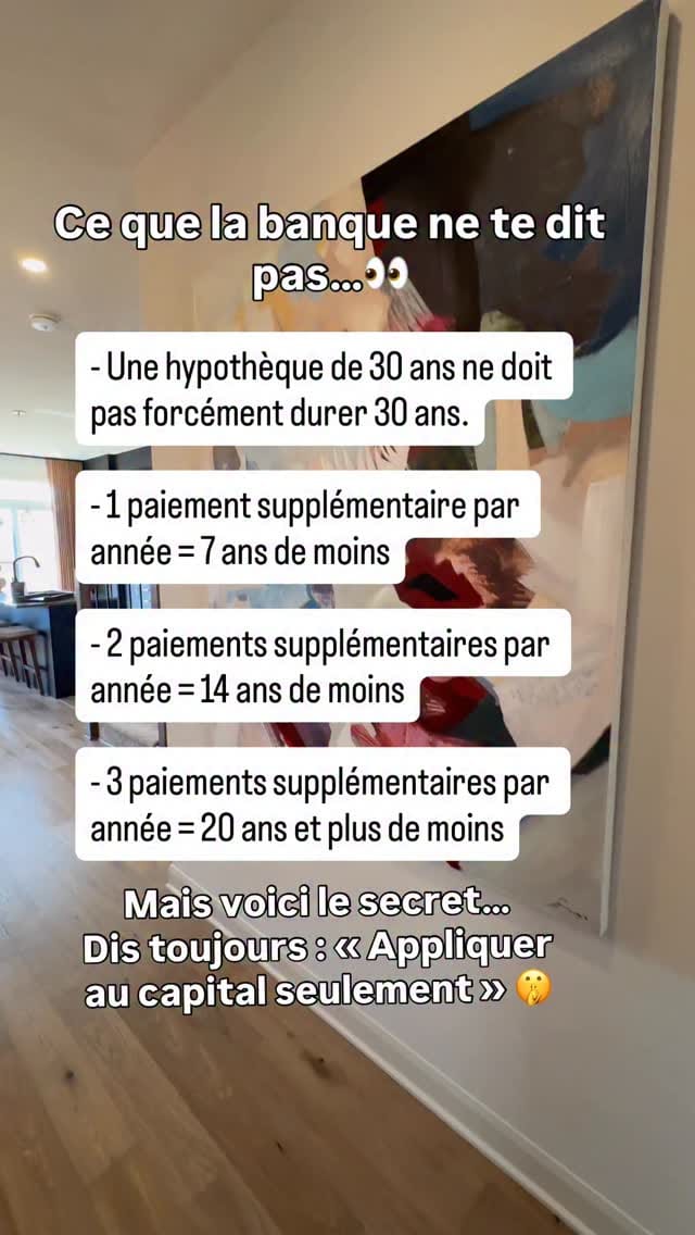 Post 8 by Farah Jacques | Courtier immobilier à Gatineau on Instagram (video)