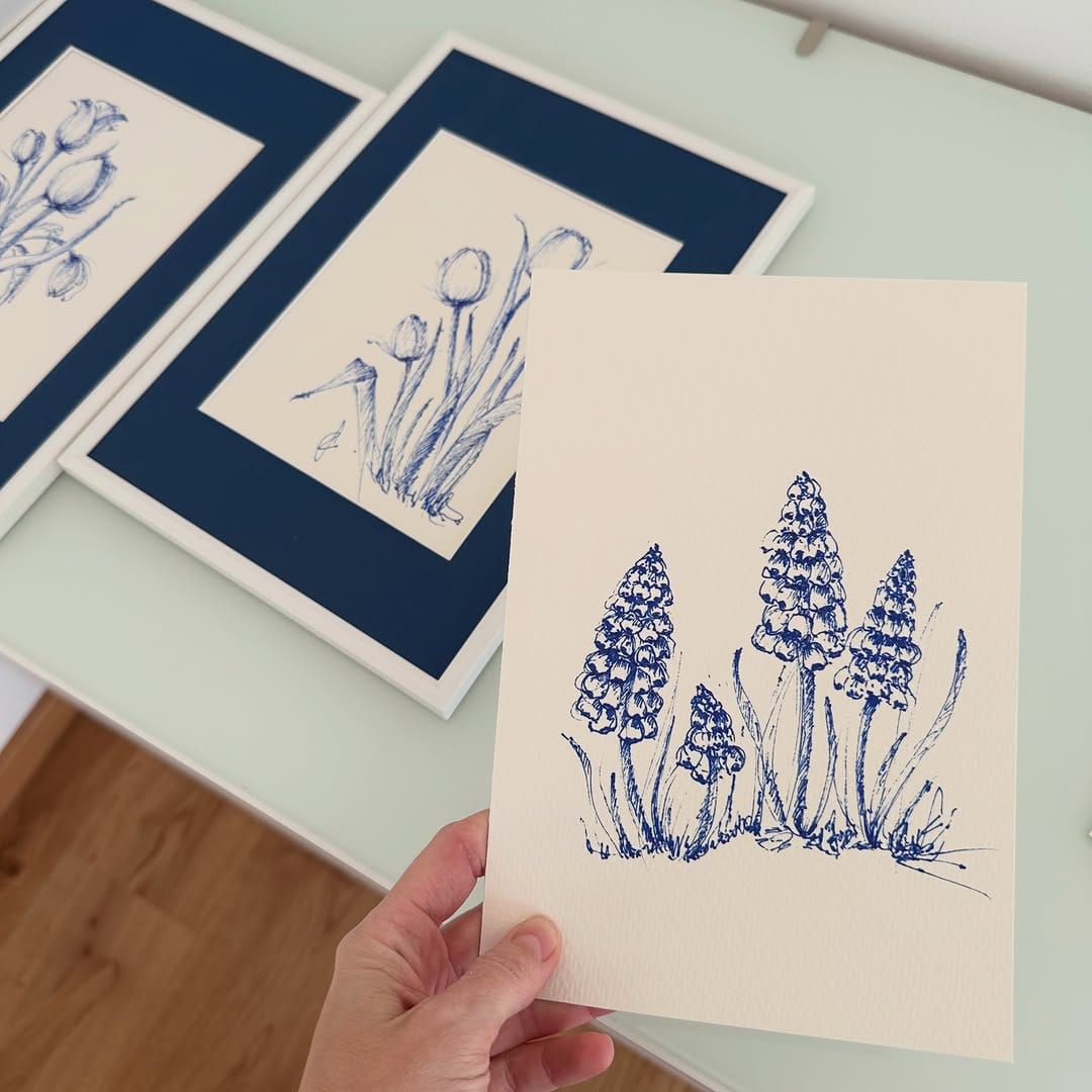Post 7 by Agata | Artist | Floral watercolor art on Instagram (image)