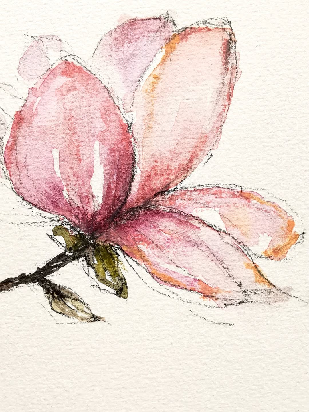 Post 5 by Agata | Artist | Floral watercolor art on Instagram (image)