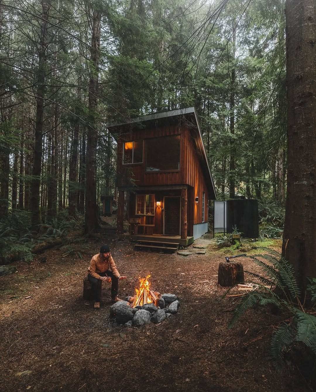 Post 8 by Fern Gully Cabins on Instagram (image)