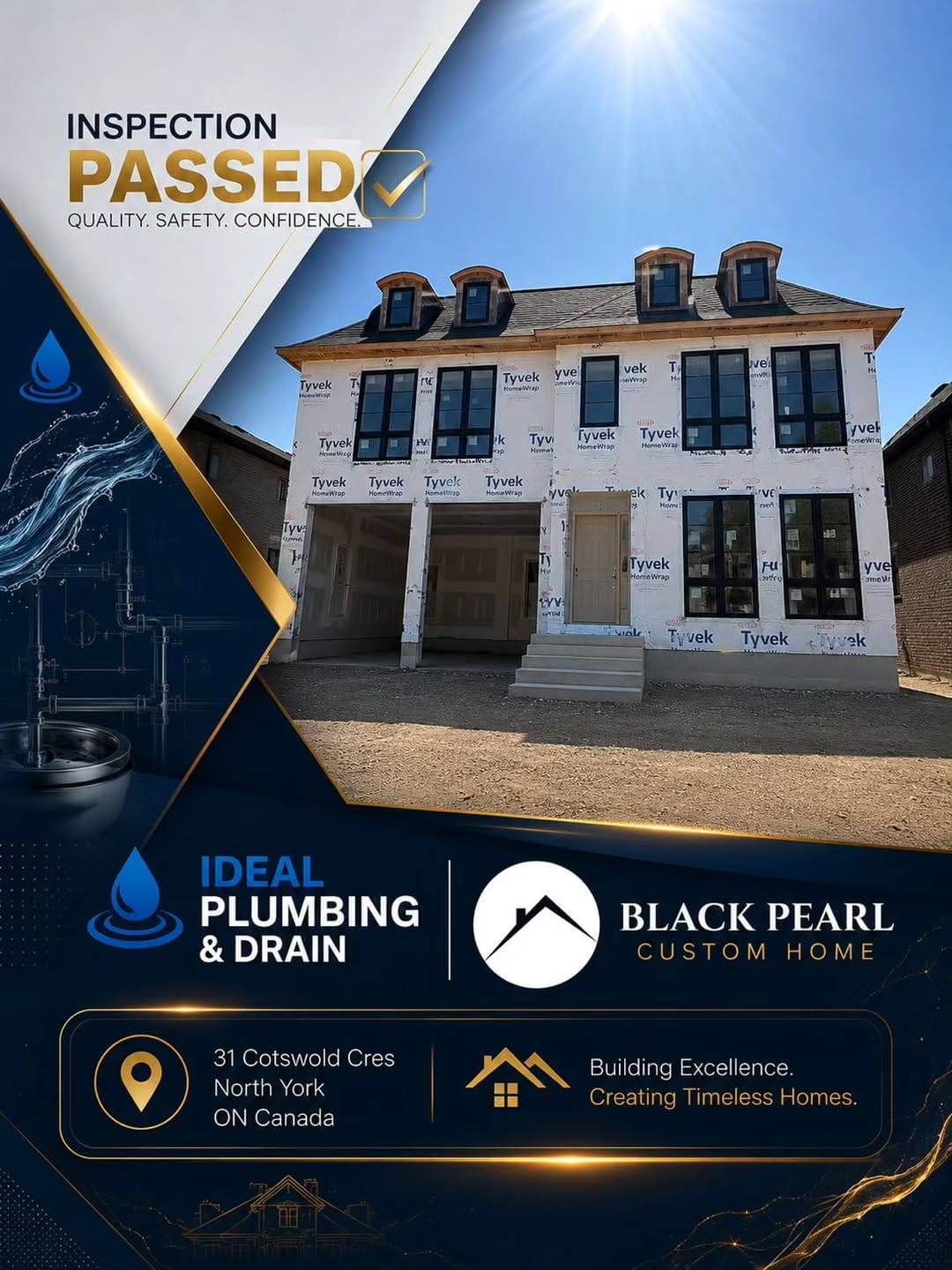 Post 1 by Black Pearl Custom Homes on Instagram (image)
