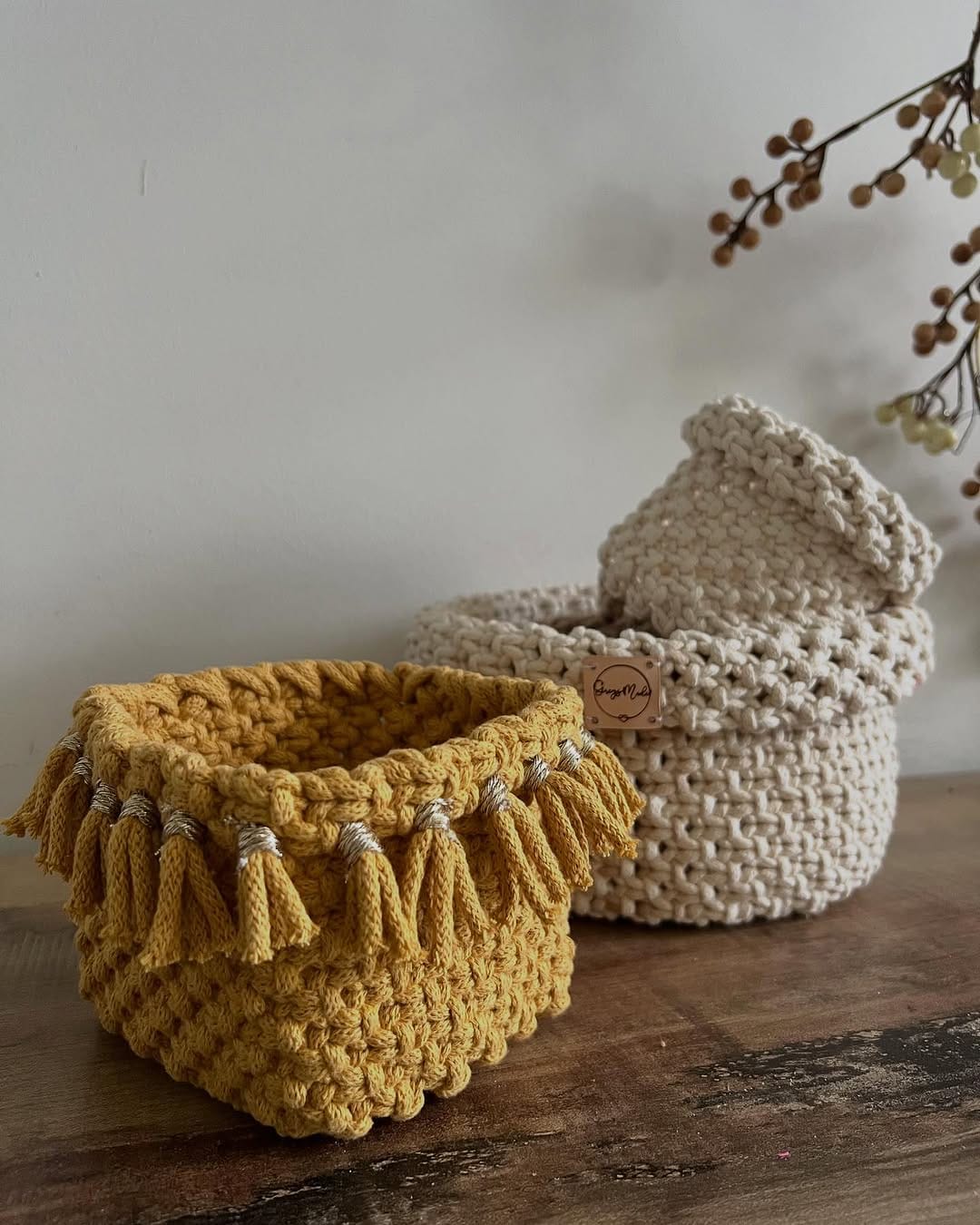 Post 8 by GreysMade - Macramé Patterns & Tutorials on Instagram (carousel)